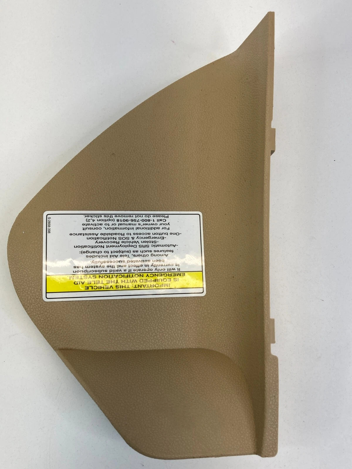 2006-2011 MERCEDES-BENZ ML 350 SUV 4-DR DASH LEFT SIDE END CAP COVER A1646800339