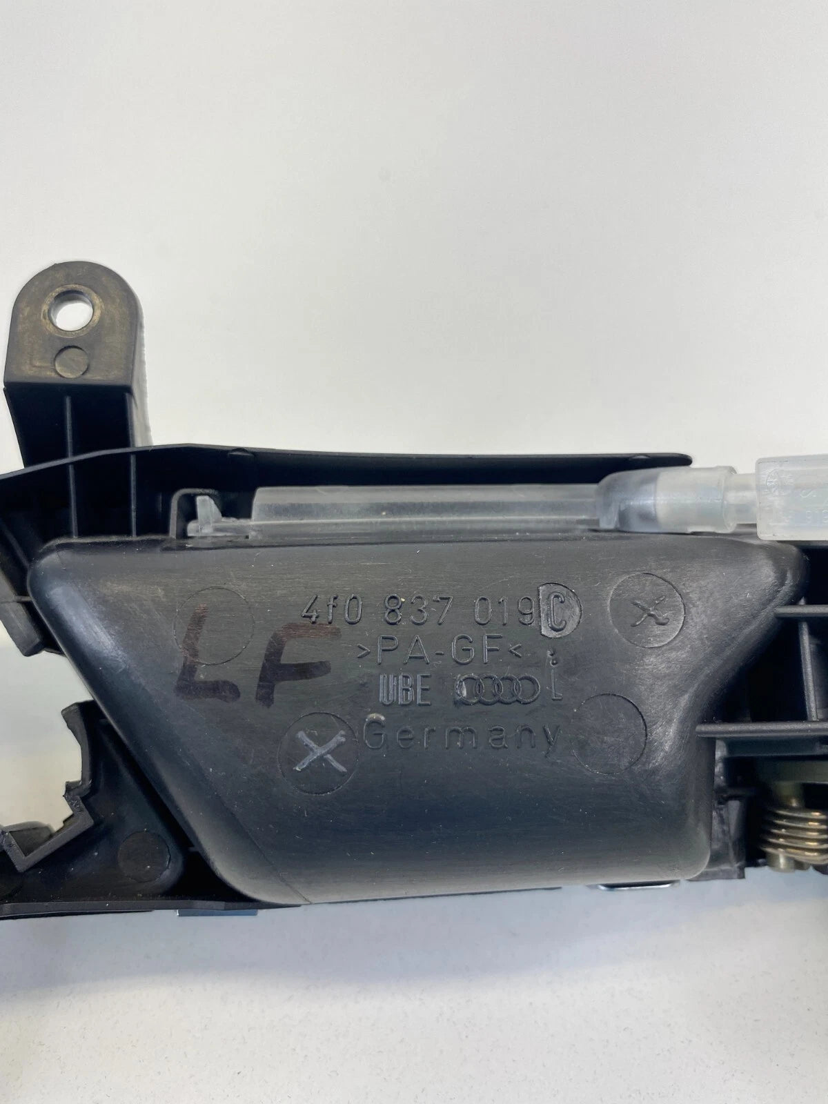 2005-2011 AUDI A6 QUATTRO S6 FRONT LEFT DRIVER SIDE INTERIOR DOOR HANDLE W/ TRIM