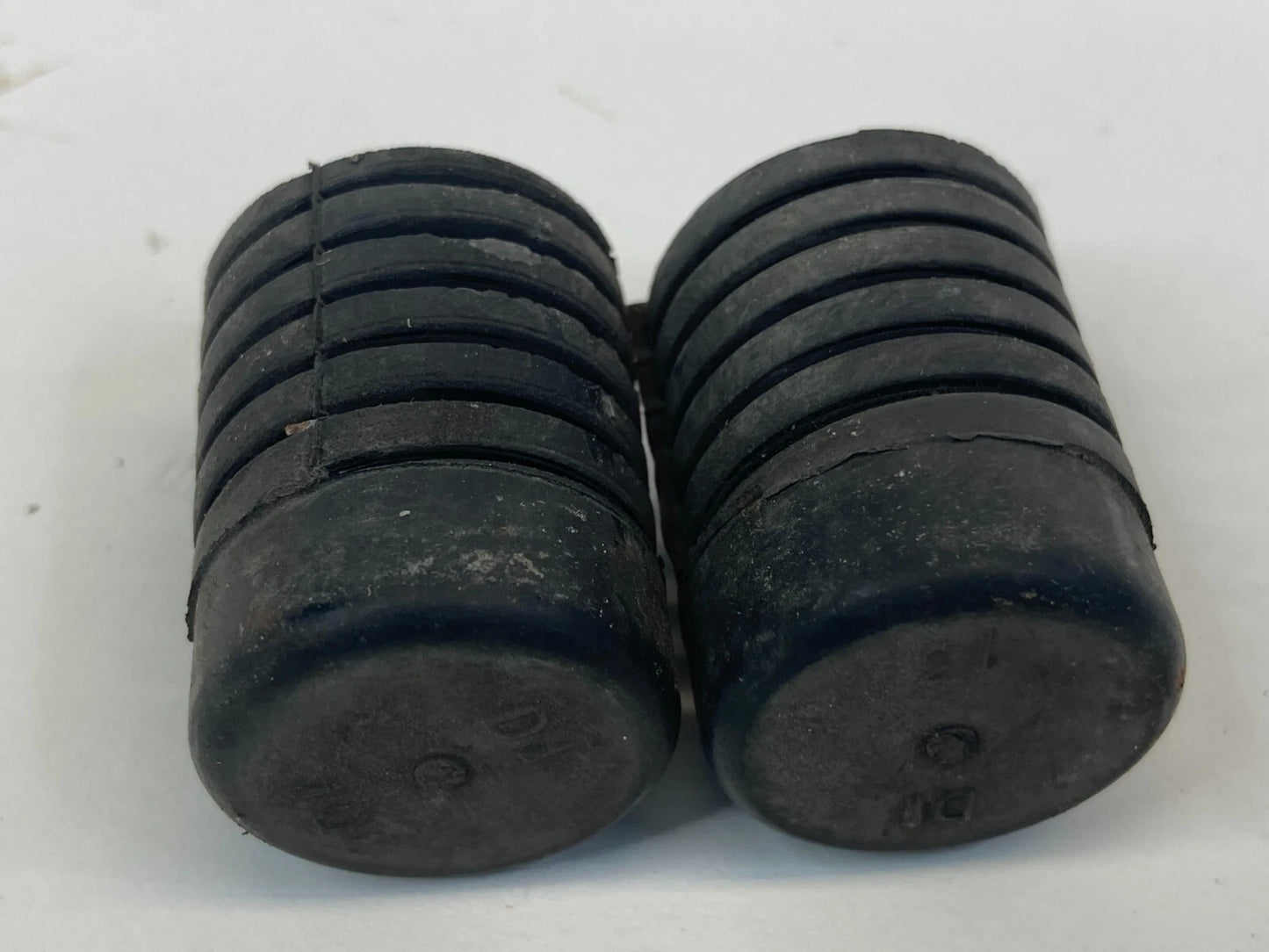 1998-2002 TOYOTA COROLLA FRONT HOOD BUMPER RUBBER ADJUSTMENT PAIR SET OEM