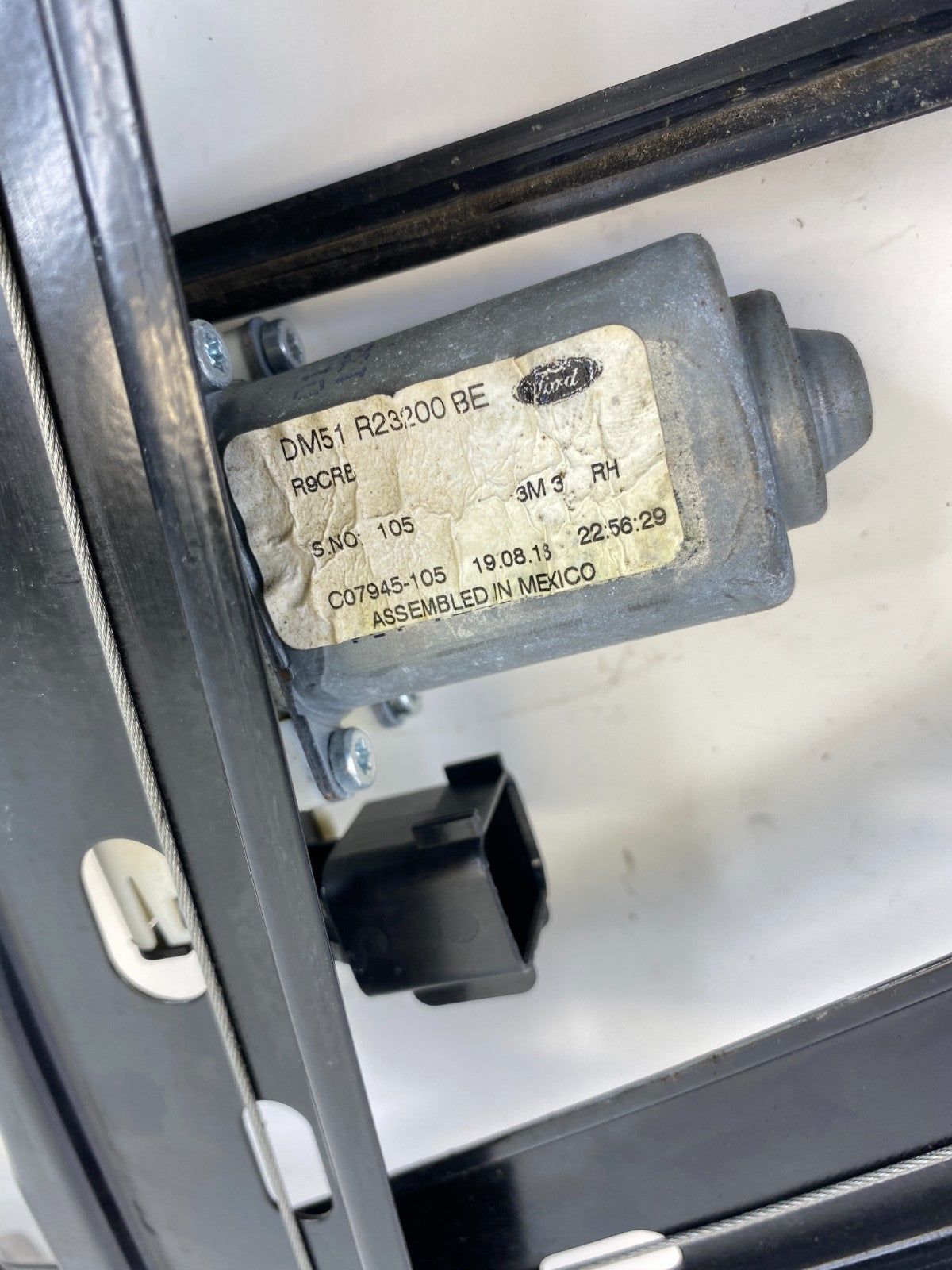 13-18 Ford C-MAX Front Right Side Door Window Regulator W/ Motor DM51-R23200-BE