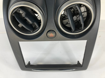 2011-2013 Nissan Rogue Center Dash Radio Bezel Trim w/ Air Vent Assy 68260-1VK0A