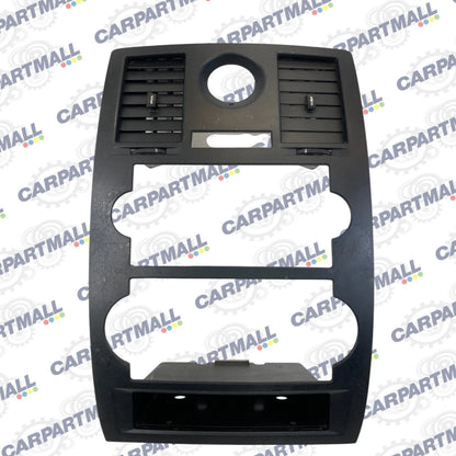2005-2007 CHRYSLER 300 DASH RADIO BEZEL W/ AIR VENTS PANEL TRIM YH96TRMAA OEM