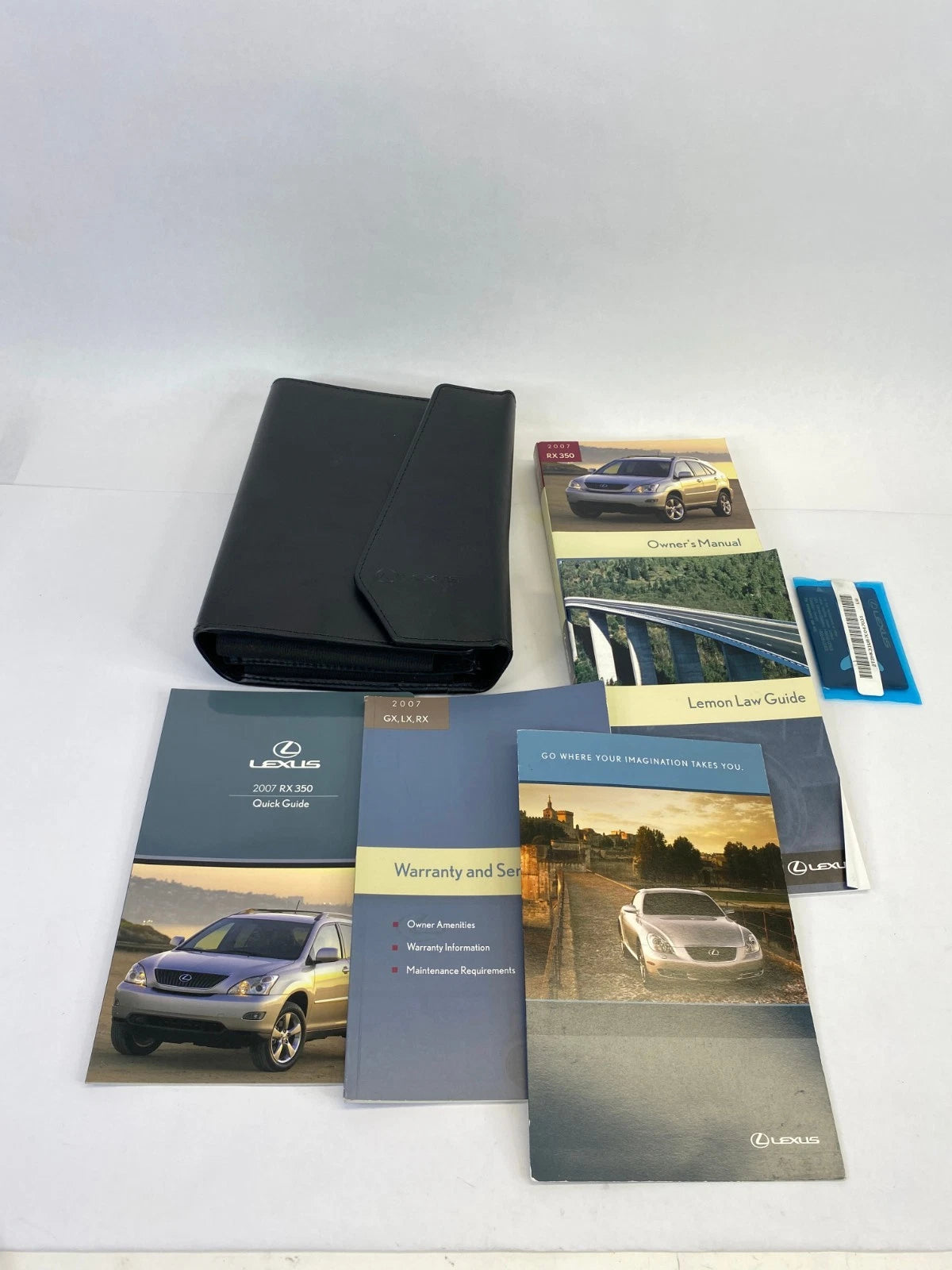 2007 LEXUS RX350 OWNERS MANUAL USER GUIDE GLOVE BOX WALLET KIT SET FACTORY OEM