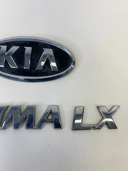 2001-2006 KIA OPTIMA SEDAN REAR TRUNK LID EMBLEM LOGO BADGE CHROME SET OEM