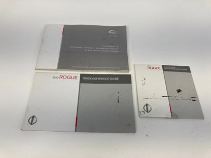 2010 10 NISSAN ROGUE OWNERS MANUAL INFORMATION WARRANTY GUIDE BOOK SET OEM
