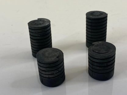 2011 TOYOTA PRIUS FRONT HOOD BUMPER ADJUSTMENT RUBBER CUSHION SET OEM