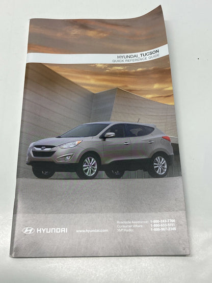 2010 10 HYUNDAI TUCSON OWNERS MANUAL HANDBOOK & WARRANTY INFORMATION OEM