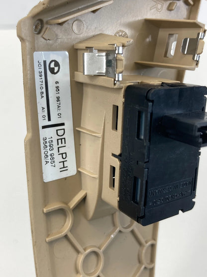 2004-2007 BMW 525I 530I REAR RIGHT DOOR POWER WINDOW SWITCH W BEZEL 6-951-967AI