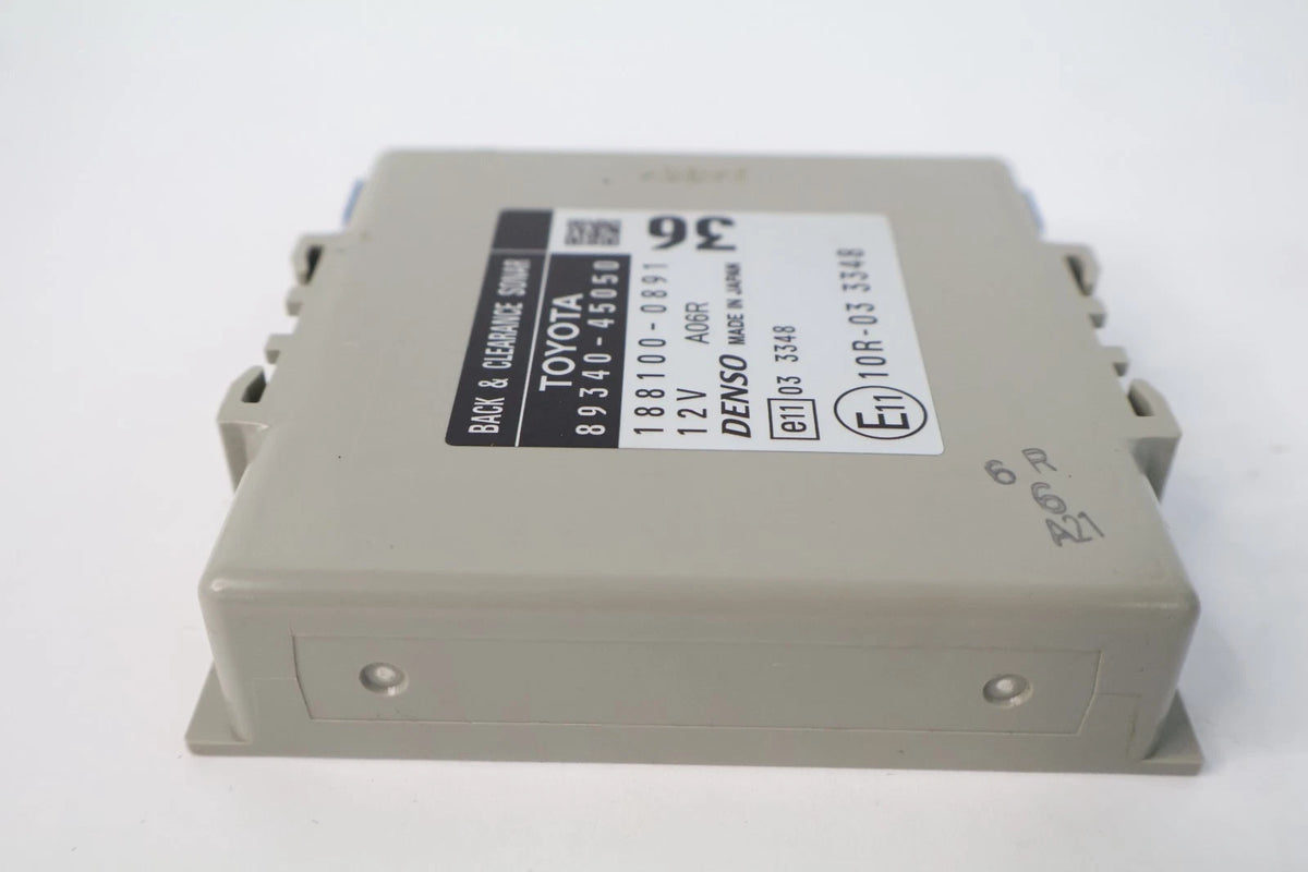11-14 TOYOTA SIENNA PARK PARKING CLEARANCE AID ASSIST CONTROL MODULE 89340-45050