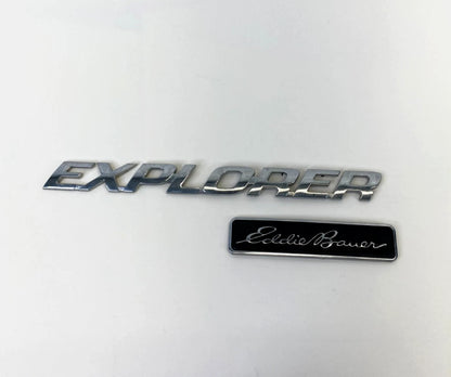 02-05 FORD EXPLORER REAR TRUNK LIFTGATE EDDIE BAUER EMBLEM LOGO BADGE PLATE OEM