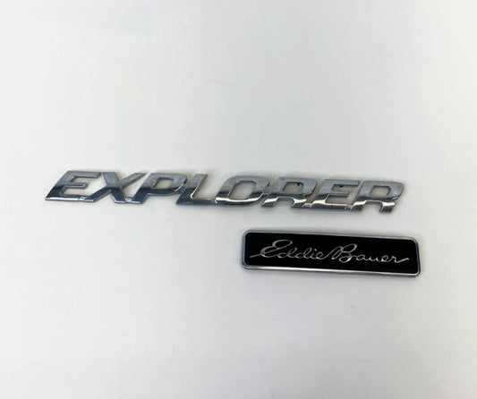 02-05 FORD EXPLORER REAR TRUNK LIFTGATE EDDIE BAUER EMBLEM LOGO BADGE PLATE OEM