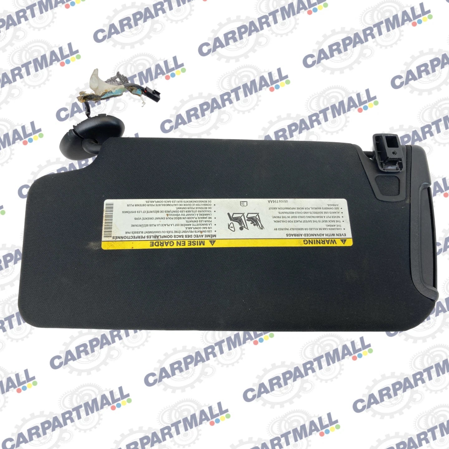 11-14 DODGE CHARGER RIGHT PASSENGER SIDE SUNVISOR SUN VISOR W ILLUMINATION OEM