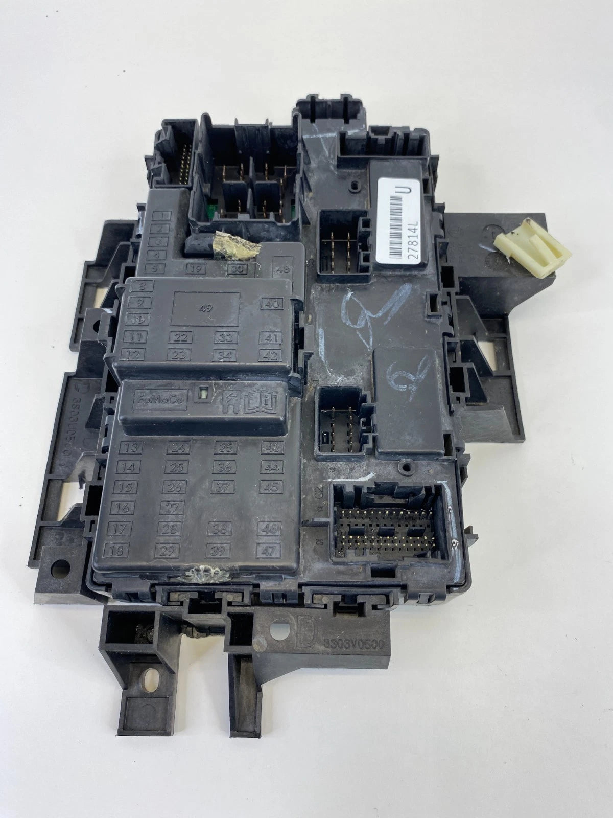 11-15 FORD EXPLORER 13-15 POLICE UTILITY 3.7L CABIN FUSE BOX BCM DC3T-14B476-DB