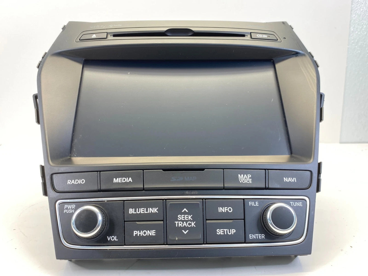 17 18 HYUNDAI SANTA FE SPORT GPS NAVIGATION RADIO DISPLAY UNIT 96560-4Z512 OEM
