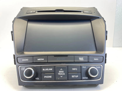 17 18 HYUNDAI SANTA FE SPORT GPS NAVIGATION RADIO DISPLAY UNIT 96560-4Z512 OEM