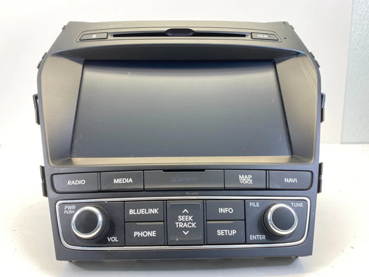 17 18 HYUNDAI SANTA FE SPORT GPS NAVIGATION RADIO DISPLAY UNIT 96560-4Z512 OEM