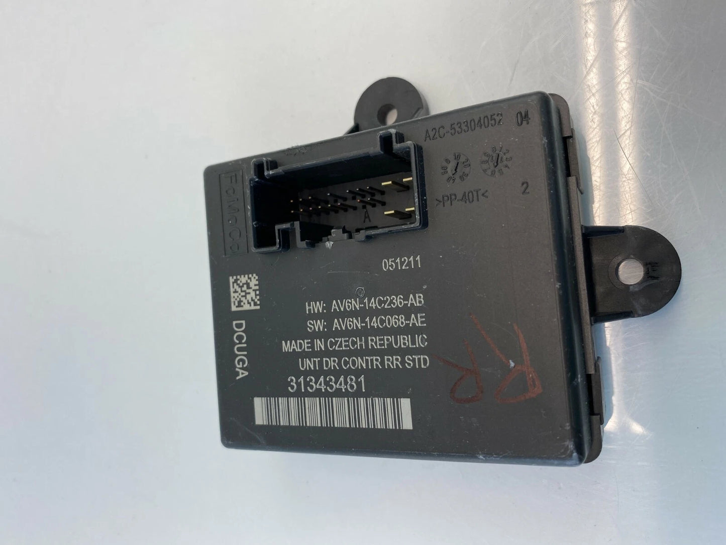 2011 2012 2013 VOLVO S60 REAR RIGHT SIDE DOOR CONTROL MODULE UNIT 31343481 OEM