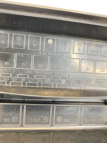 07-17 FORD EXPEDITION ENGINE FUSE RELAY BOX FUSEBOX COVER LID 7L1T-14A003-CA OEM