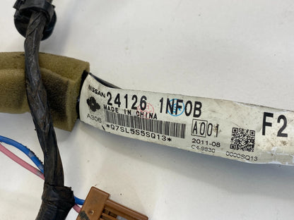 09-13 INFINITI G37 SEDAN REAR LEFT DOOR PANEL WIRE WIRING HARNESS 24126-1NF0B