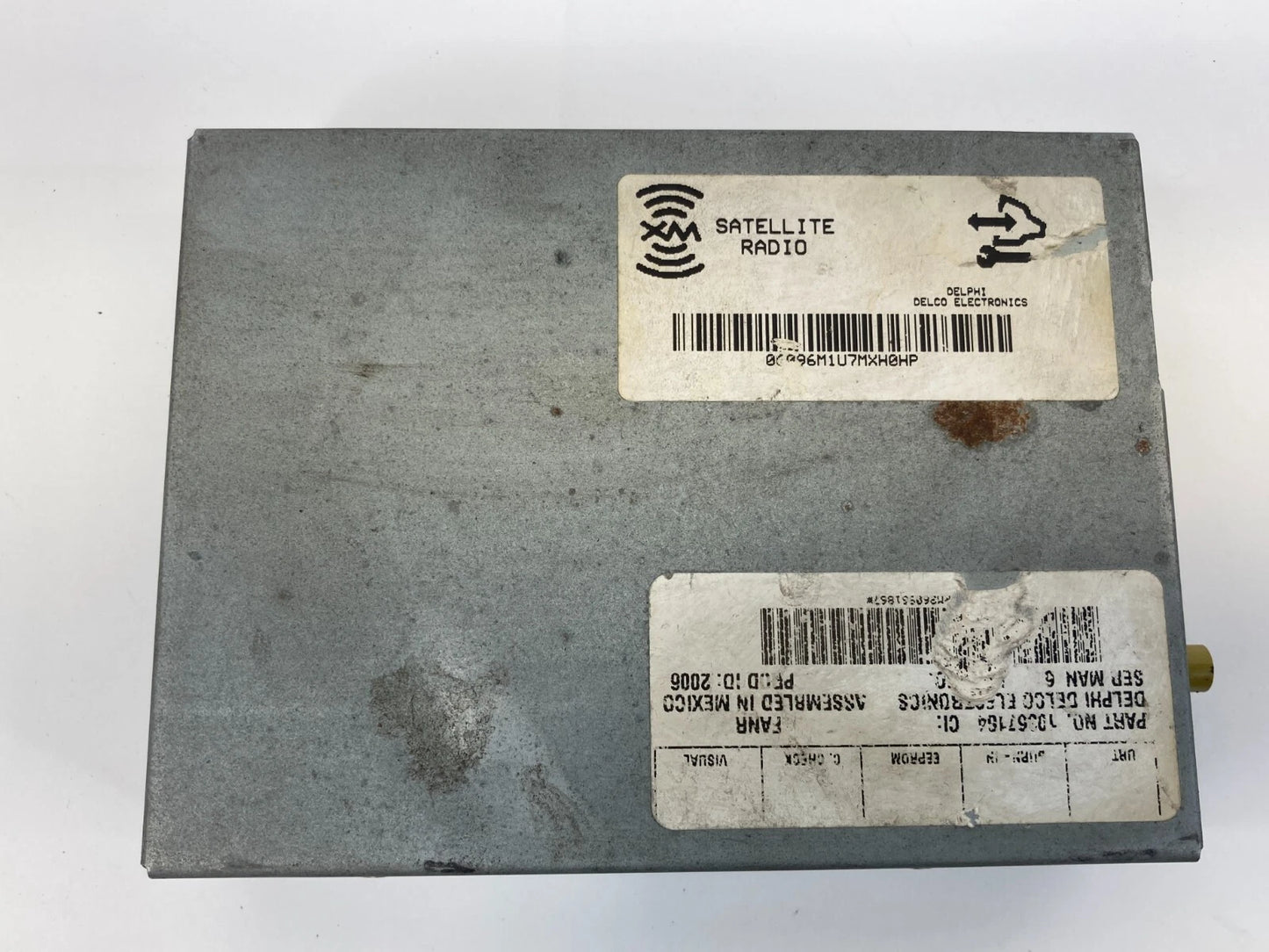 2006-2009 GMC ENVOY SATELLITE RADIO ANTENNA RECEIVER UNIT PART 10367164 OEM