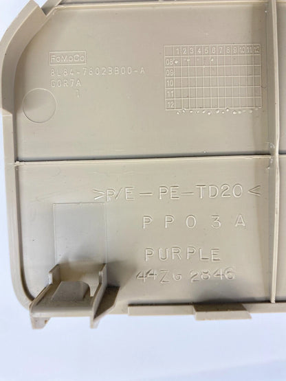 08-12 FORD ESCAPE RIGHT SIDE INTERIOR FUSE BOX PANEL COVER TRIM 8L84-78023B00