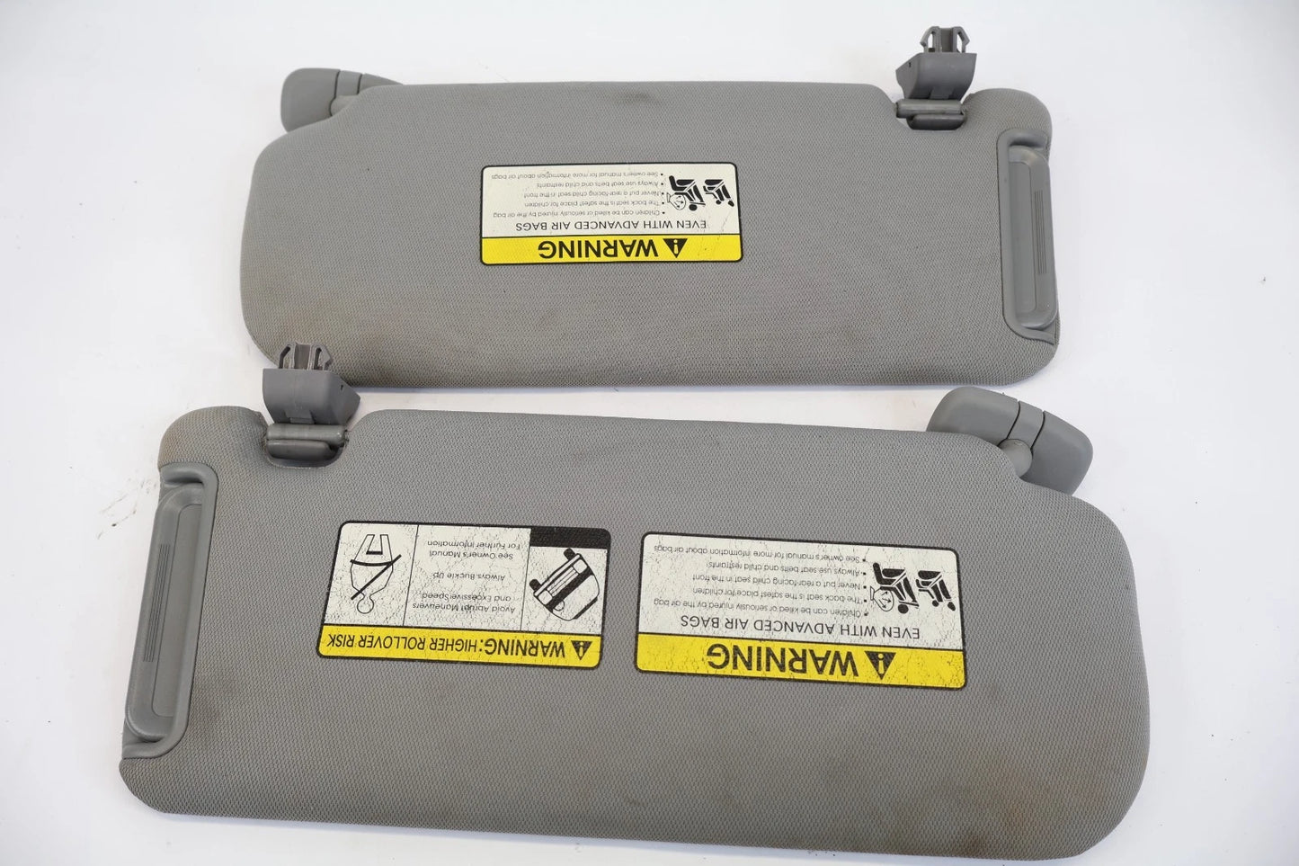 2014 2015 KIA SORENTO ROOF SUNVISOR SUN VISORS SHADE PAIR SET LH RH W MIRROR OEM