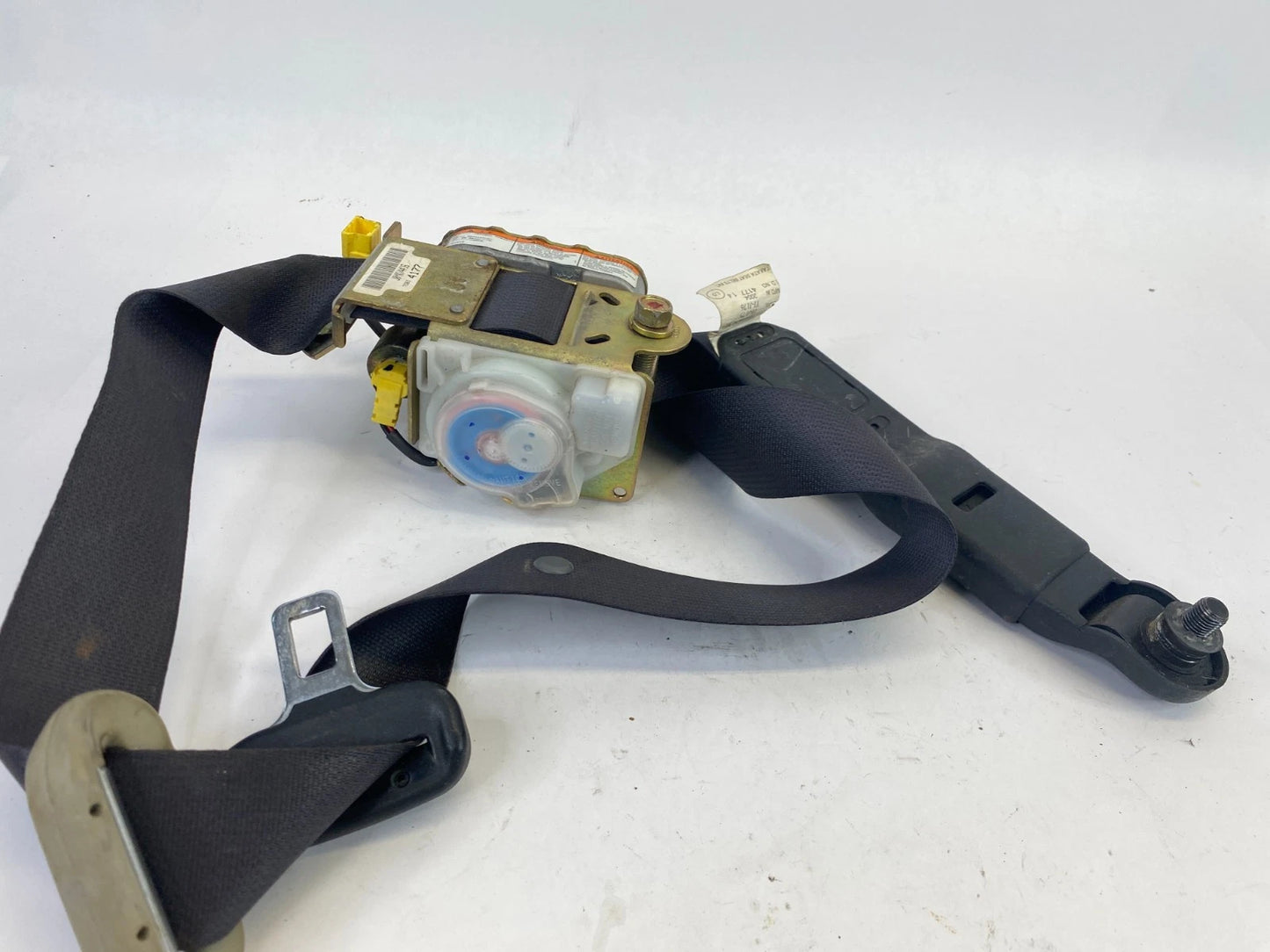 2003-2006 HONDA ACCORD SEDAN FRONT RIGHT PASSENGER SEAT BELT RETRACTOR BLACK OEM