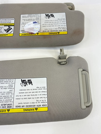 2009-2014 Nissan Murano Sunvisor Left & Right Sun Visor Shade Pair Set OEM