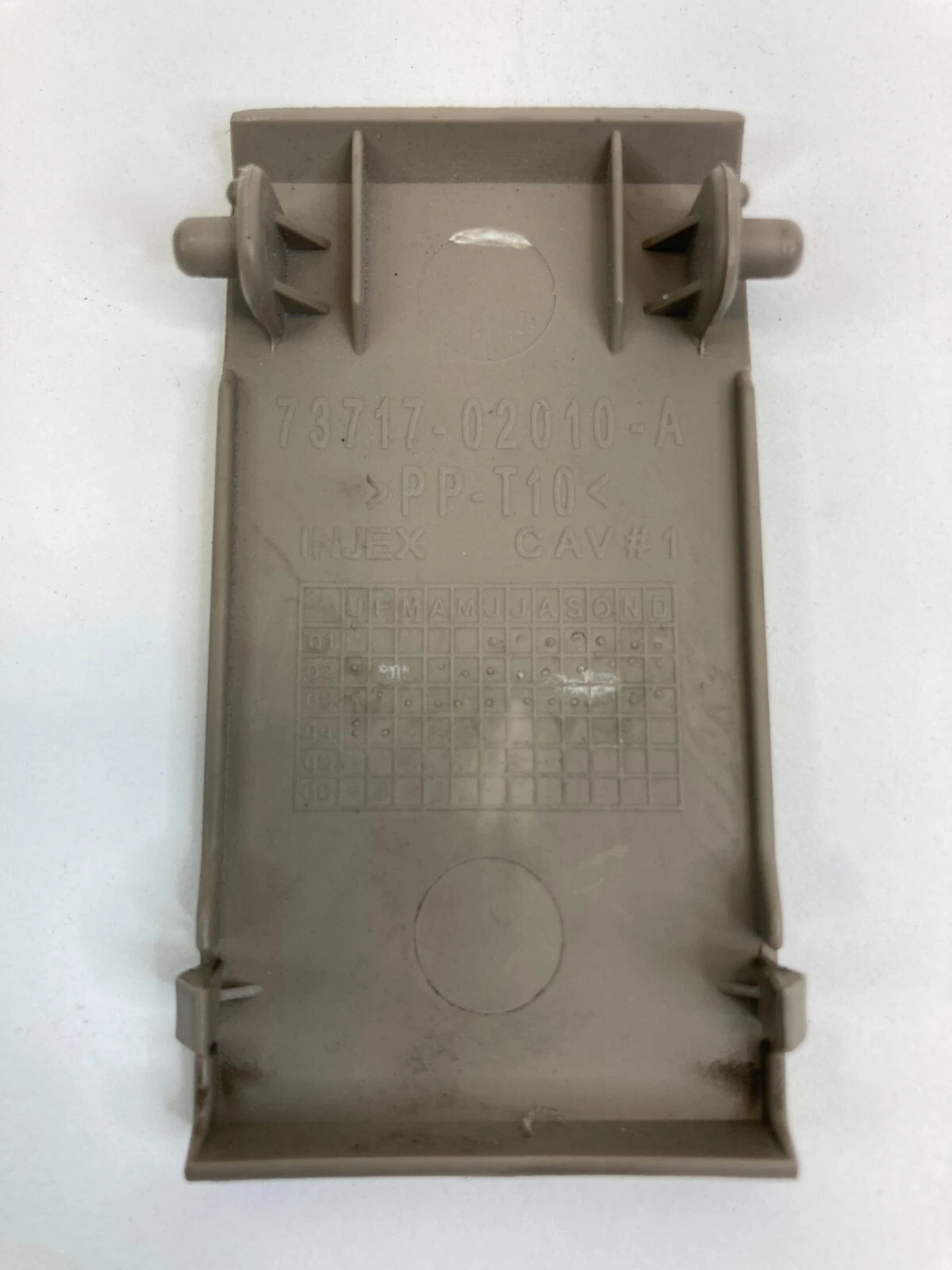 03-08 TOYOTA COROLLA DESK CHILD ANCHOR SEAT COVER TRIM 73717-02010-A OEM