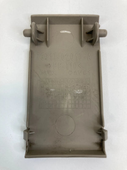 03-08 TOYOTA COROLLA DESK CHILD ANCHOR SEAT COVER TRIM 73717-02010-A OEM