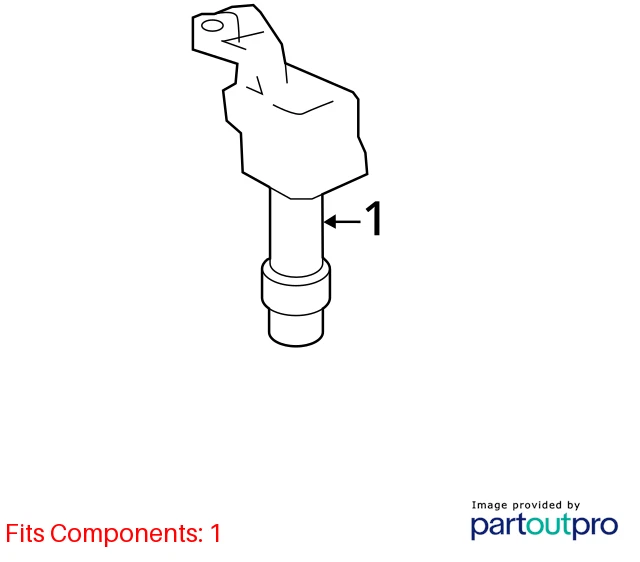 2011-2017 BUICK REGAL 2.4L L4 IGNITION COIL IGNITOR IGNITER 12638824 DENSO OEM