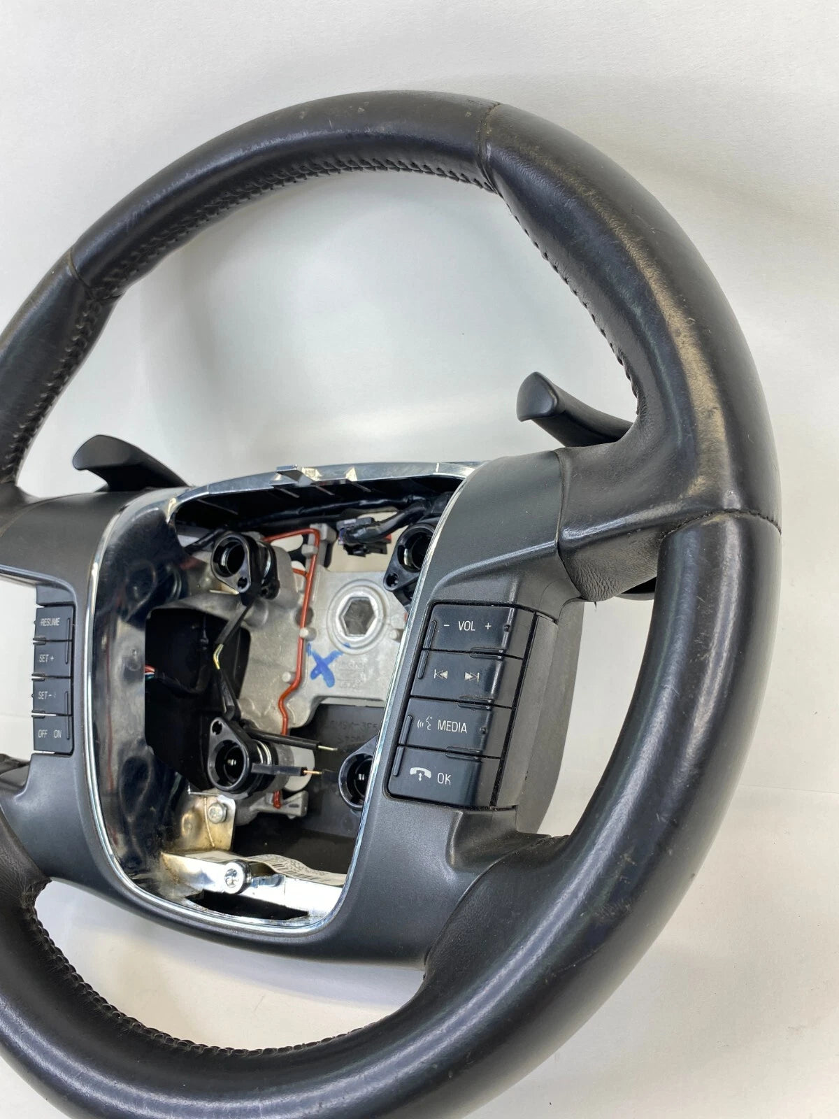 2012 FORD TAURUS STEERING WHEEL W/ CRUISE AUDIO STEREO CONTROLS PADDLE SHIFT OEM