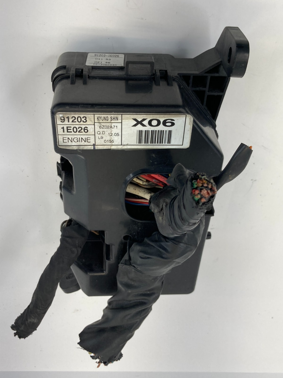 06-11 Hyundai Accent 1.6L L4 Engine Fuse Relay Box Compartment 91203-1E026 OEM