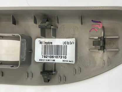 2011 2012 DODGE CALIBER REAR LEFT WINDOW SWITCH COVER BEZEL TRIM 78210610731G