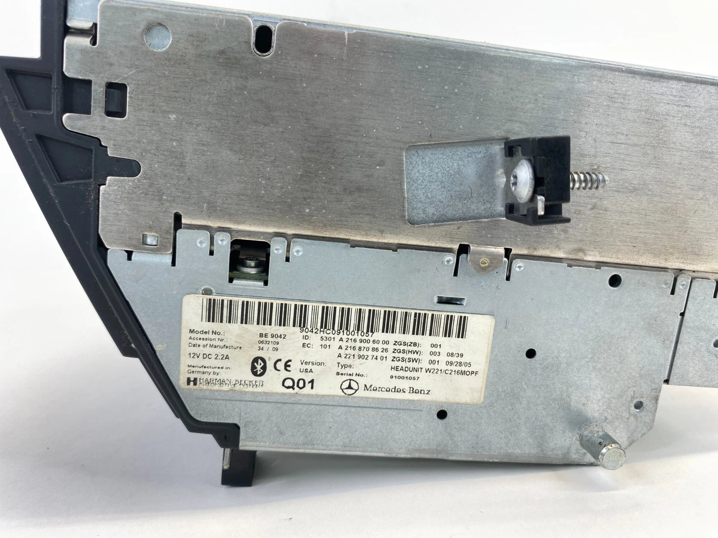 07-14 MERCEDES-BENZ CL550 NAVIGATION COMMAND UNIT & CD AUDIO CONTROL A2169006000