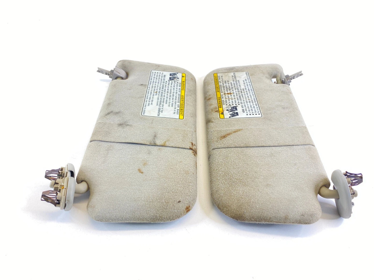 2009 2010 Pontiac Vibe Pair Set Sunvisor Set Sun Visor Shade LH RH OEM