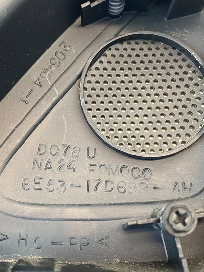 06-09 FORD FUSION LEFT INSIDE MIRROR CORNER TWEETER SPEAKER COVER OEM 6E5317D699