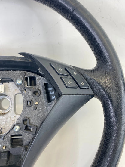 2006 2007 BMW 525i Driver Steering Wheel w/ Controls Switch Assembly OEM