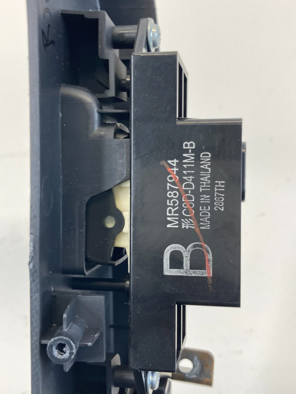 2008-2015 Mitsubishi Lancer Rear Right Door Window Switch w/ Bezel MR587944 OEM