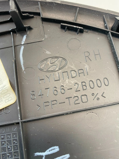 2010-2012 HYUNDAI SANTA FE RIGHT PASSENGER DASH SIDE END CAP COVER 84766-2B000