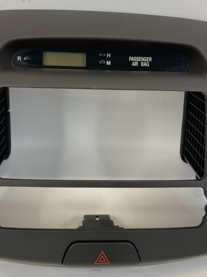 2007-2010 Hyundai Elantra Center Dash Radio Clock Climate Control Trim Bezel OEM