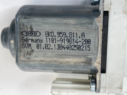 2009-2016 AUDI A4 QUATTRO REAR LEFT SIDE DOOR POWER WINDOW MOTOR 8K0-959-811-A