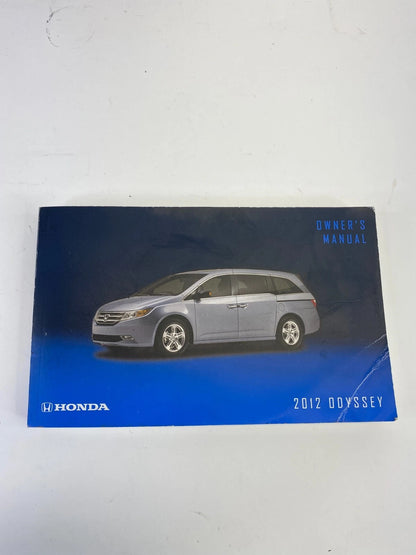 2012 HONDA ODYSSEY OWNERS MANUAL SET W/ CASE TECHNOLOGY GUIDE TOURING ELITE OEM