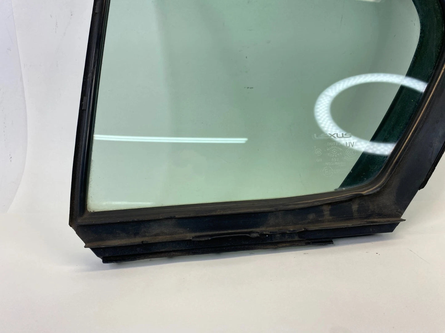 2007-2011 LEXUS GS350 SEDAN REAR LEFT SIDE BACK DOOR QUARTER WINDOW GLASS OEM