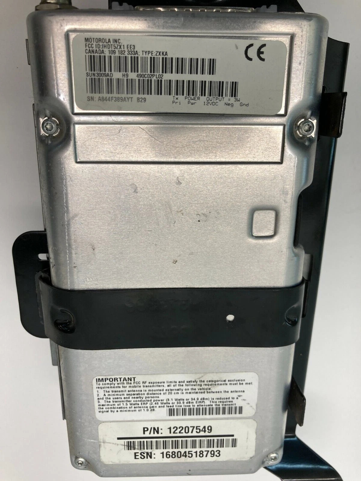 1999-2003 SAAB 9-3 93 ONSTAR COMMUNICATION CONTROL MODULE COMPUTER 12207549 OEM
