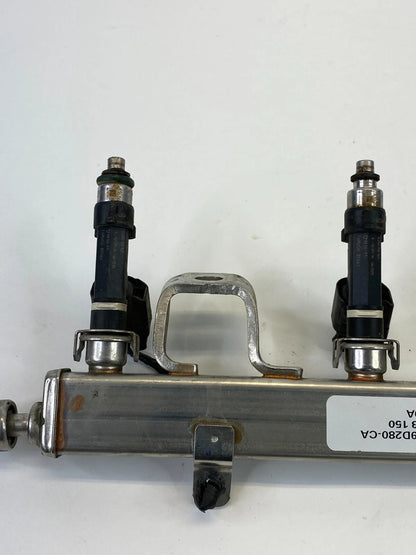 2014-2021 FORD TRANSIT CONNECT 2.5L FUEL INJECTION RAIL W/ INJECTORS 6M8G-9D280