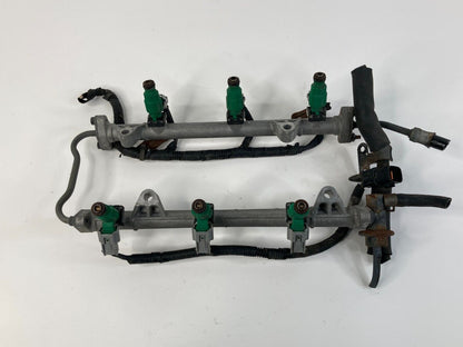 2002-2005 Hyundai Sonata 2.7L V6 Engine Fuel Injection Rail W/ Injectors OEM