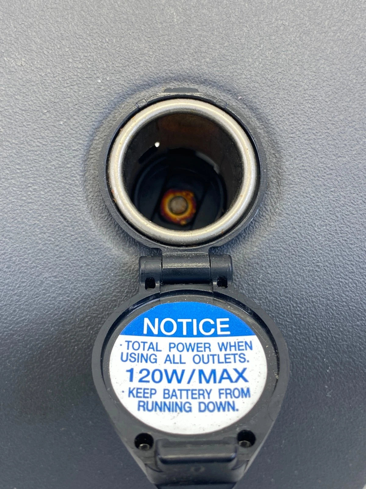 10-11 TOYOTA PRIUS CENTER CONSOLE PANEL WITH POWER OUTLET OEM FACTORY 5881847040