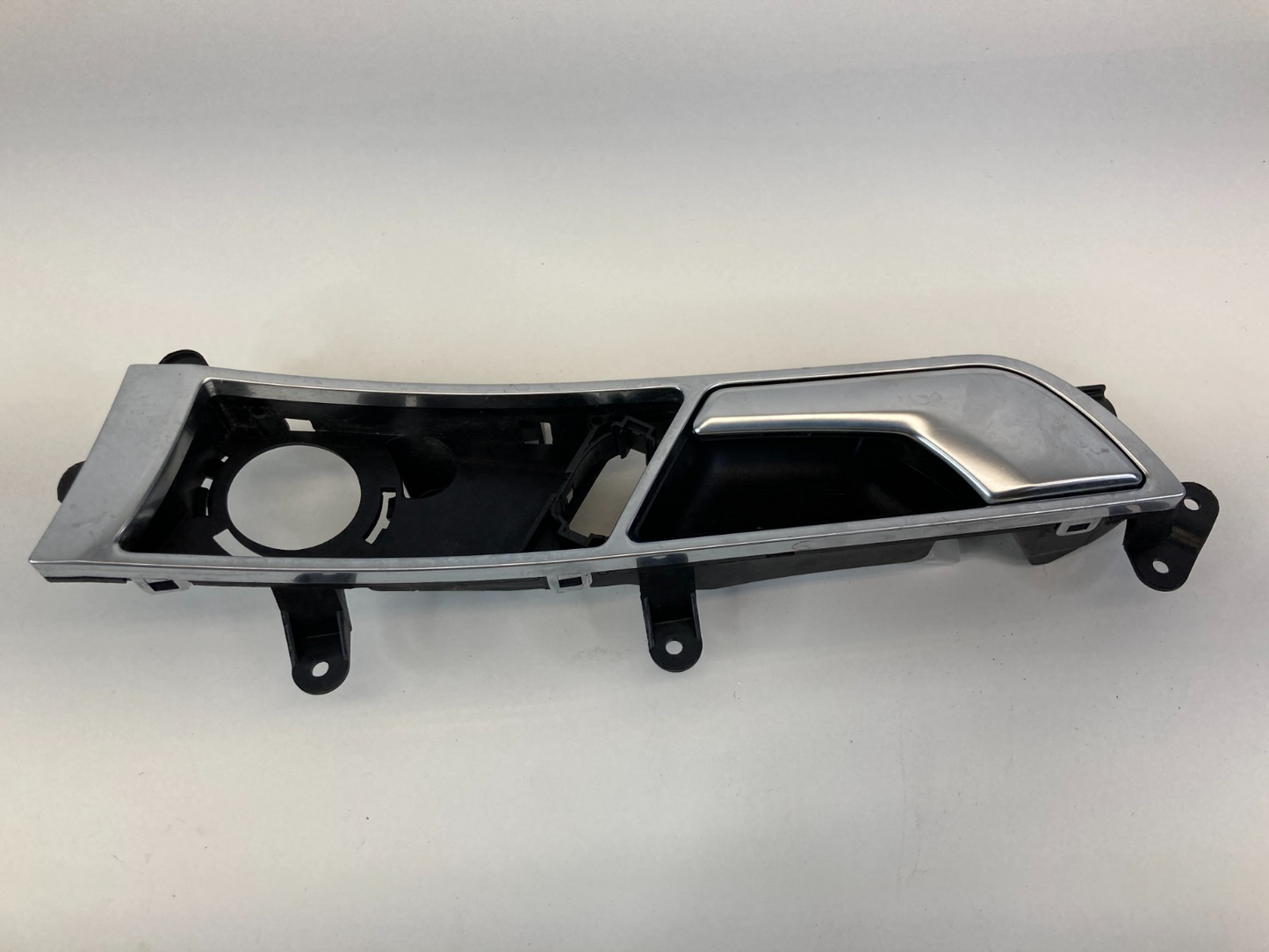 05-11 Audi A6 Quattro Front Left Driver Inner Door Handle W/ Bezel 4F0837019C