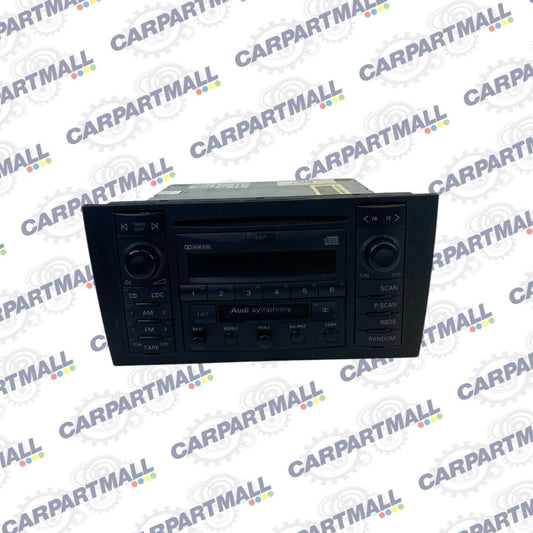 98-03 Audi A6 Quattro AM FM Radio Stereo CD Cassete Player Receiver 4B0-035-195